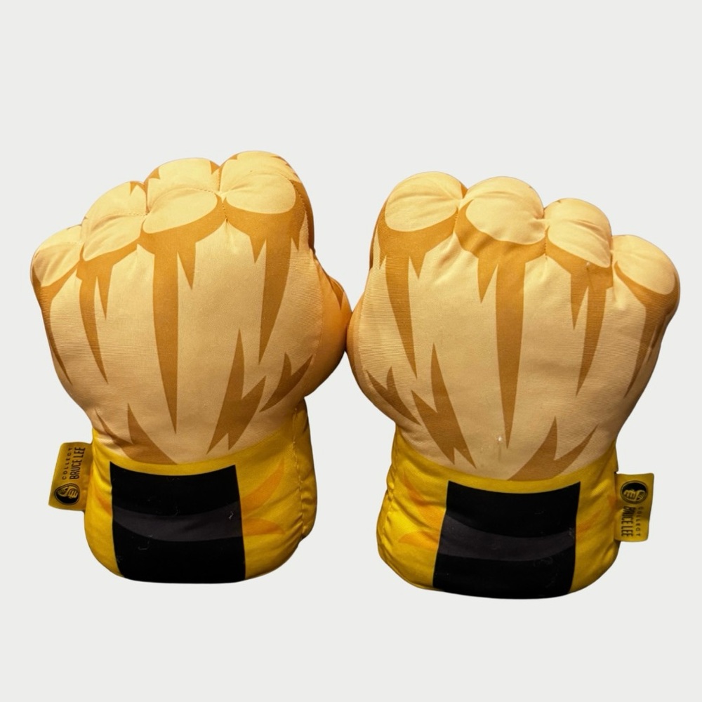 Boxing Gloves Motion Activated Jumbo Plush Bruce Lee Fists 💜 BOGO